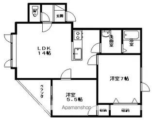 ヴィラアンジェロ【2階】の間取り